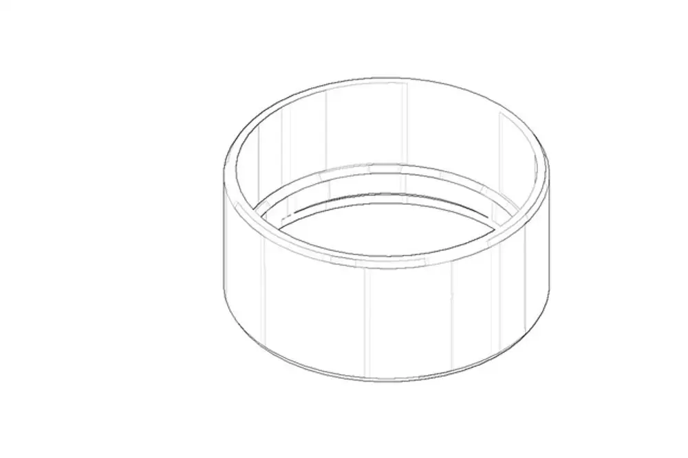 DORNBRACHT Hülse ERSATZTEILE 091601027 D. 26,5 x 12 mm Champagne (22kt Gold), 091601027-47 Galeriebild 1